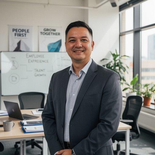 Ein Bildschirm mit einer Videokonferenz für Personalentwicklungsschulungen.